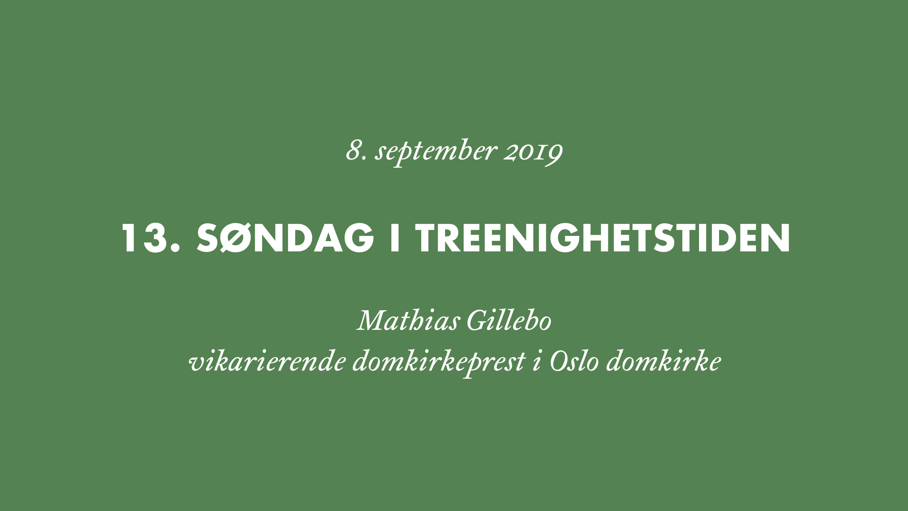 Tal brødet. Spis ordet. 