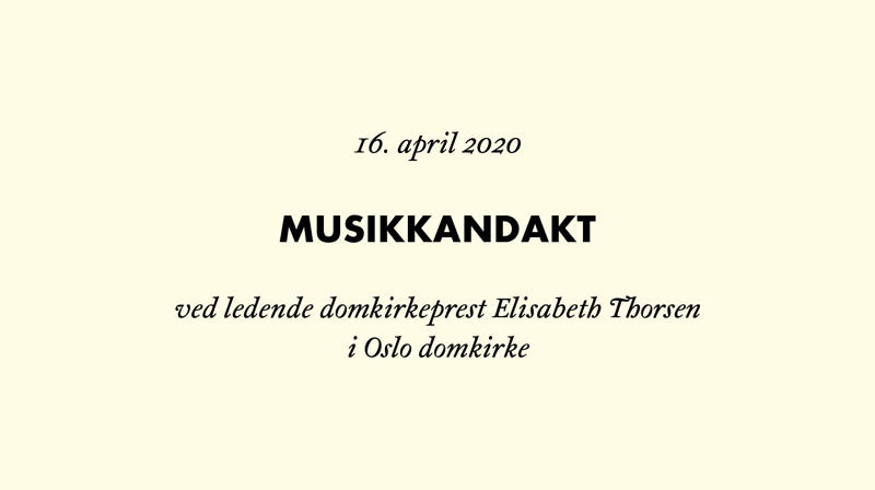 Musikkandakt i Oslo domkirke: «Matteus-effekten»