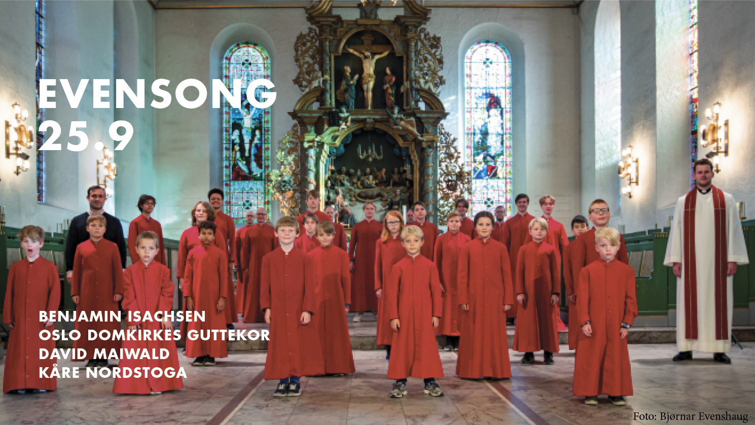 Oslo Domkirkes Guttekor 2020. Foto: Bjørnar Evenshaug