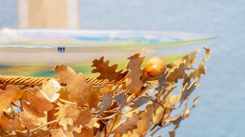 Ny døpefont designet av Maud Gjeruldsen Bugge. Foto: Hadeland Glassverk/Porsgrund