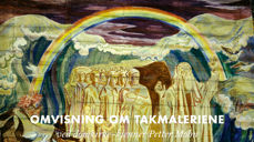 Mirakelet ved Rødehavet. Takmaleri av Hugo Lous Mohr i Oslo domkirke. Foto: Petter Mohn