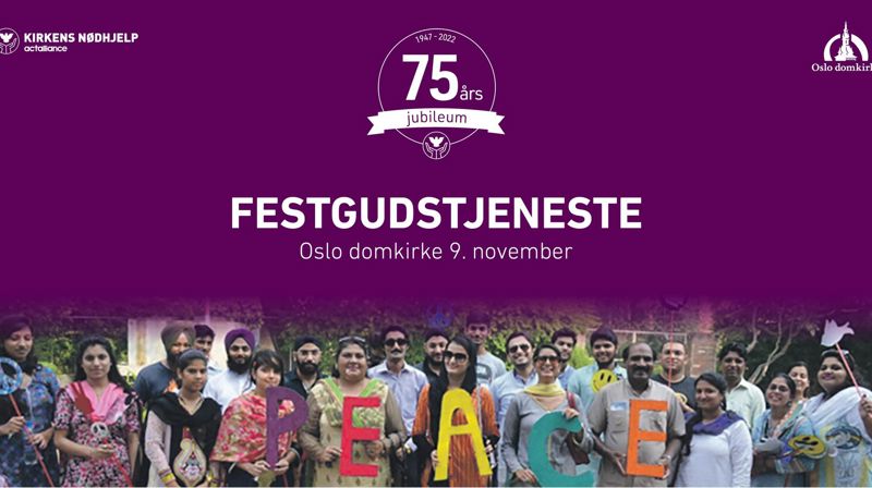 Festgudstjeneste for Kirkens Nødhjelp 75 år