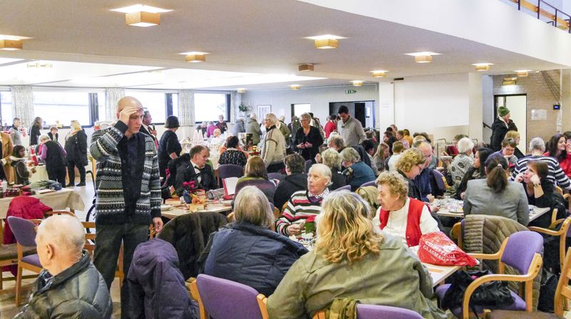 Glimt fra julemessa i fjor.