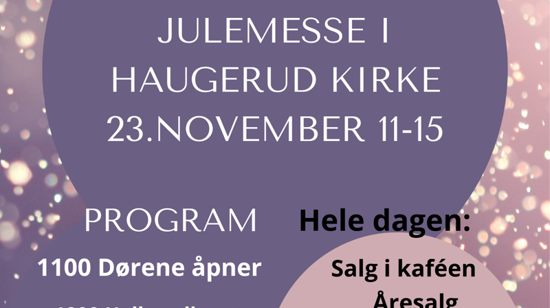 Julemesse 23.november 11-15