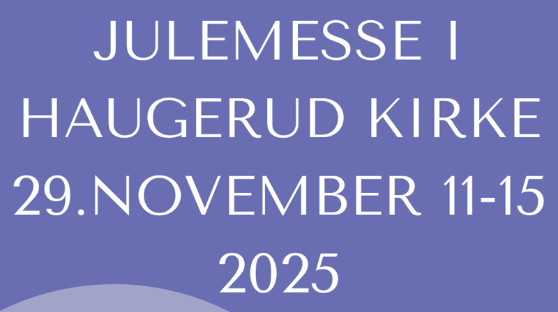 Velkommen til julemesse 29.november