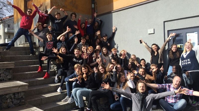 Årets konfirmanter lager gudstjenesten...