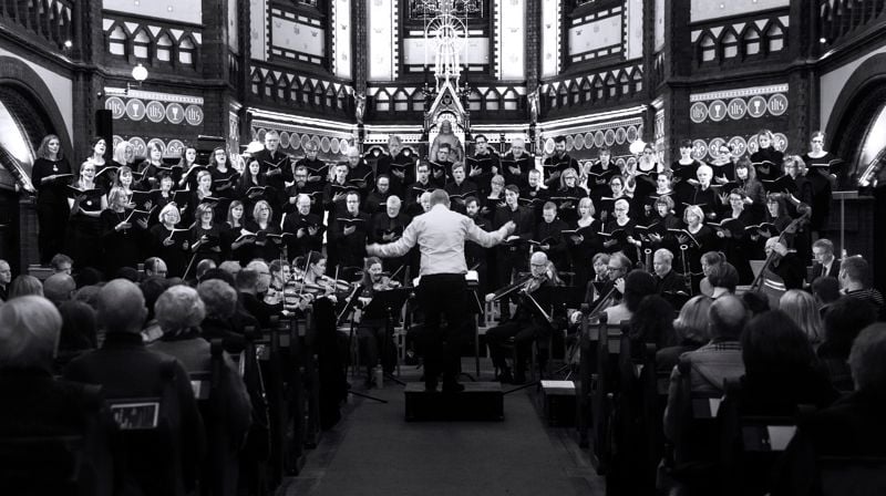 Paulikors fremføring av Mozart Requiem våren 2018.