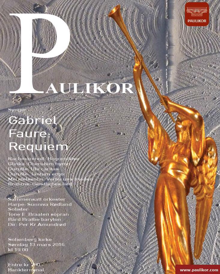 Faure Requiem med Paulikor, orkester og solister