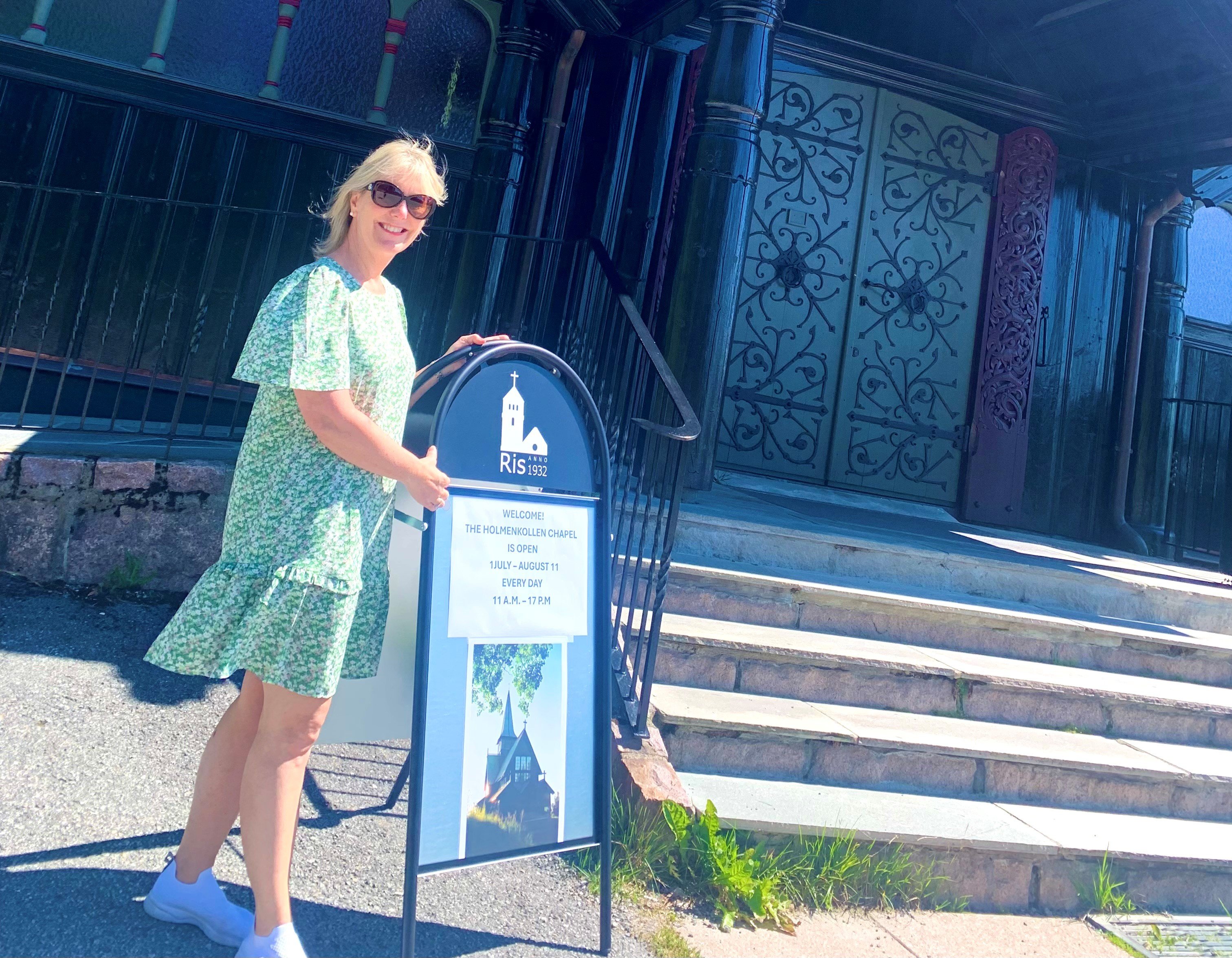 Sommeråpent Holmenkollen kapell. Foto: Zsolt Molnar