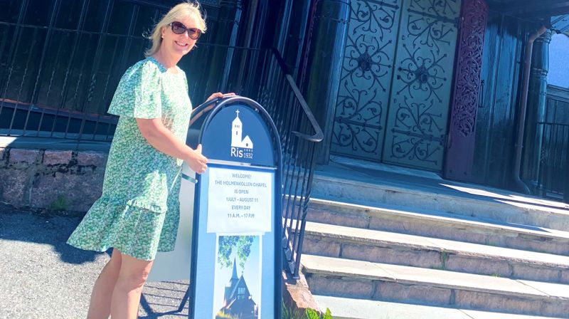 Sommeråpent Holmenkollen kapell. Foto: Zsolt Molnar