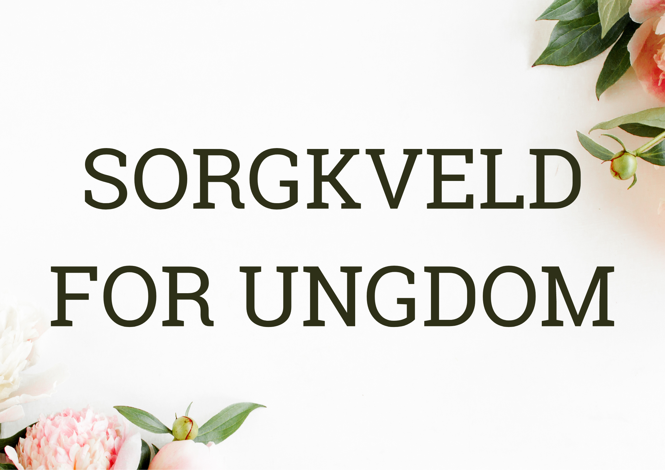 Sorgkveld for ungdom