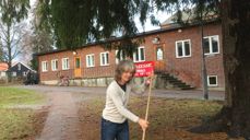 I FULL SVING: Elke er blant de ivrigste dugnadsarbeiderne menigheten har, og stiller opp på det meste.