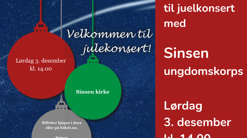 Sinsen ungdomskorps julekonsert