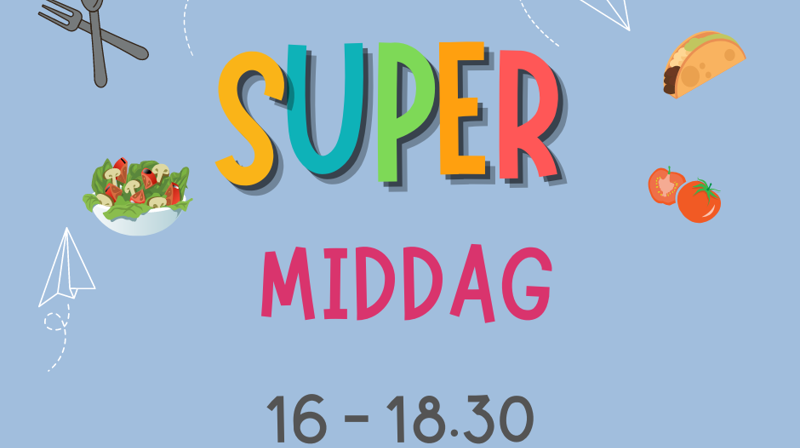 NB! Ny dag og nytt navn for middag for alle. Annenhver torsdag i oddetallsuker. Supermiddag starter opp 1. september kl. 16.00 til 17.30 Velkommen!