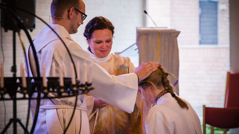 Program for konfirmasjonsgudstjenesten mars 2021