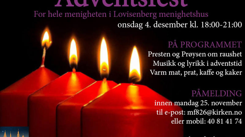 Adventsfest for menigheten