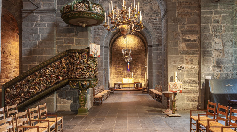 Gamle Aker kirke. Foto: Marianne Eine