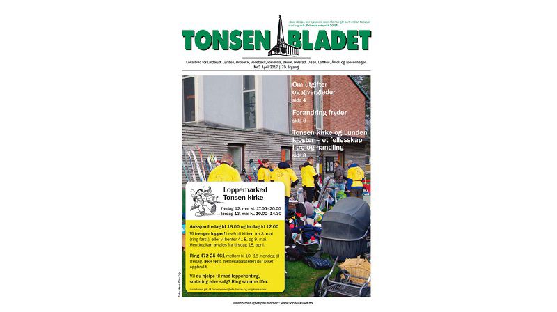 Tonsenbladet nr 2 April 2017