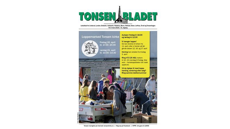 Tonsenbladet nr 2 2018