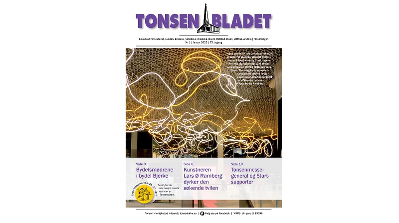 Tonsenbladet nr 1 Januar 2022