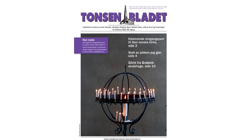 Tonsenbladet nr 4 Oktober 2016