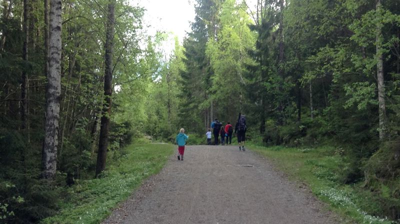 Vandring til gammelt kirkested