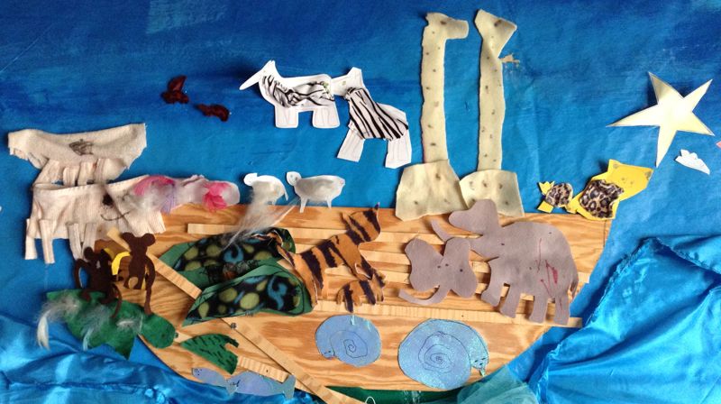 Noas ark. Hjemmelaget.