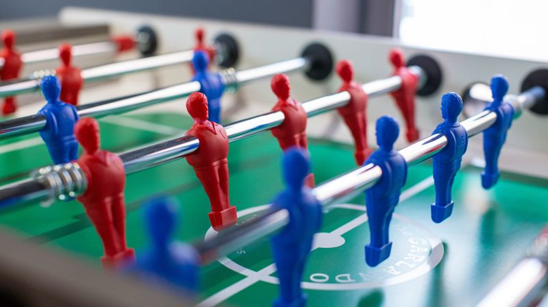Ping pong, foosball, toast, vafler og prat. Blant annet. Foto: Unsplash