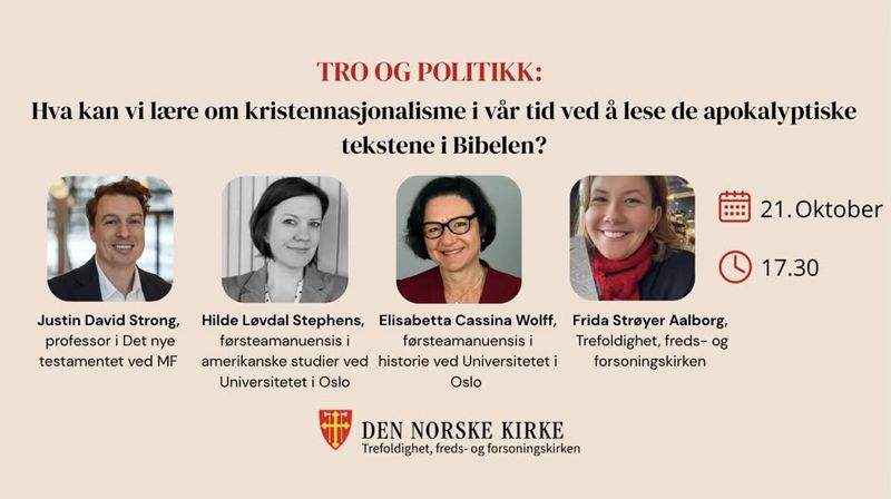 Tro og politikk: Temakveld om kristennasjonalisme