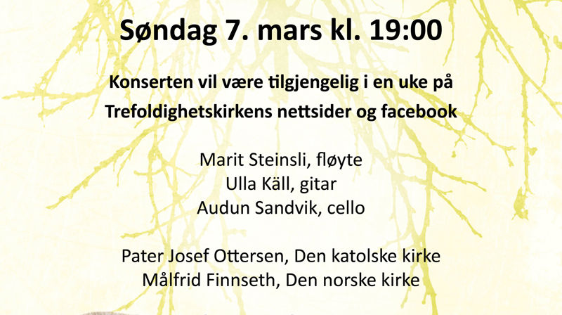 Digital musikkmeditasjon i fastetid - «Foren oss i kjærlighet»