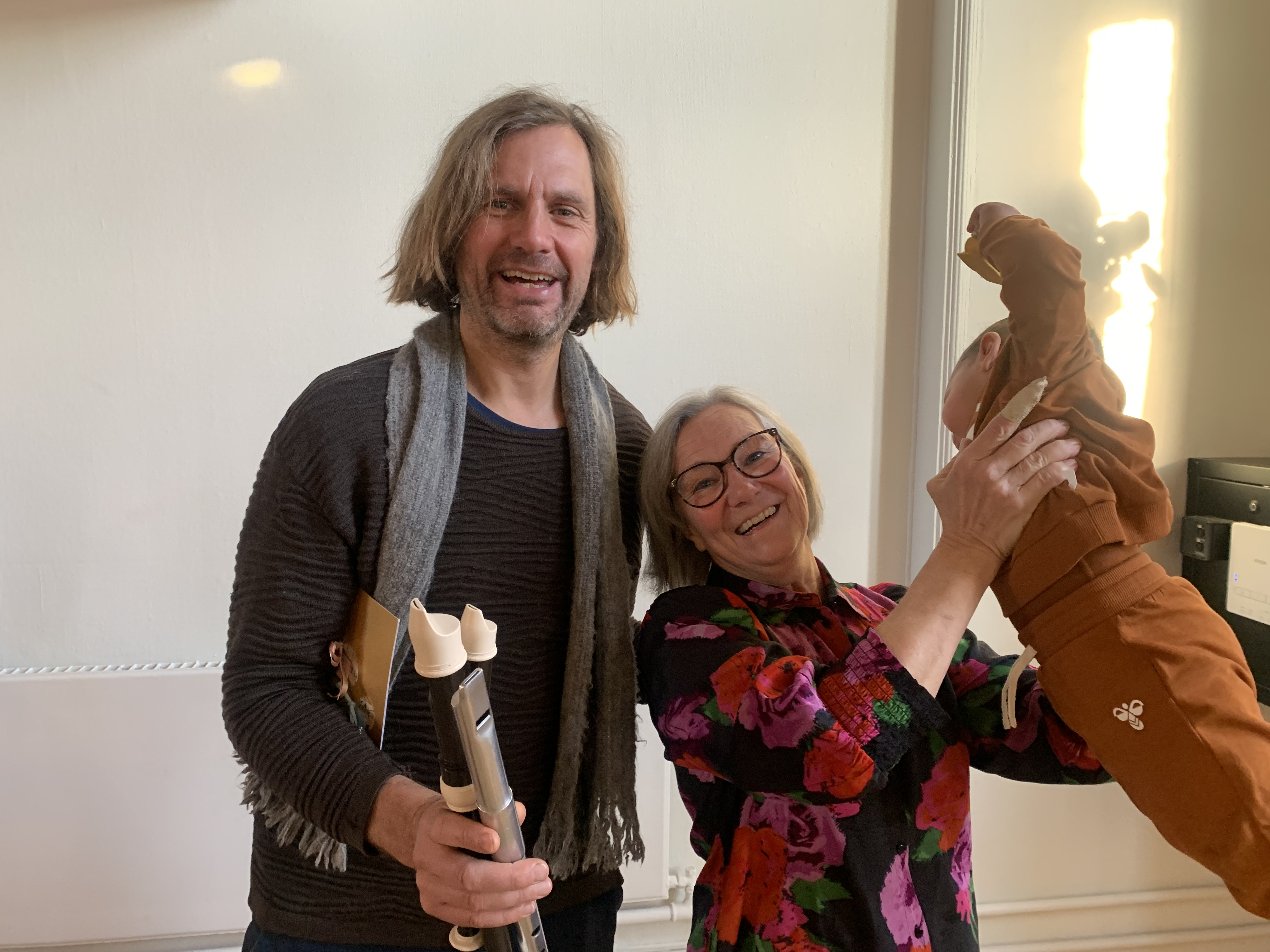 Diakon Nina Berger og multiinstrumentalist Marius Løkse