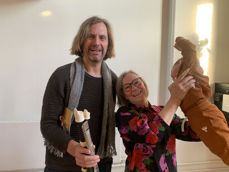 Diakon Nina Berger og multiinstrumentalist Marius Løkse