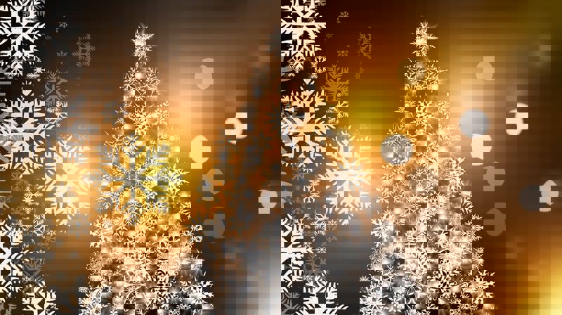 Utendørs juletrefest
