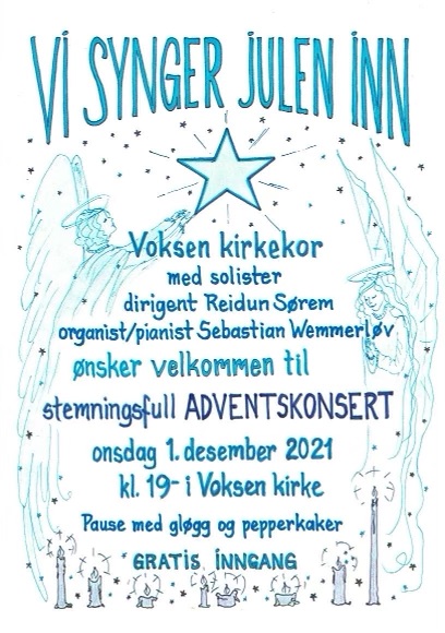 Adventskonsert 1. desember kl 19.00