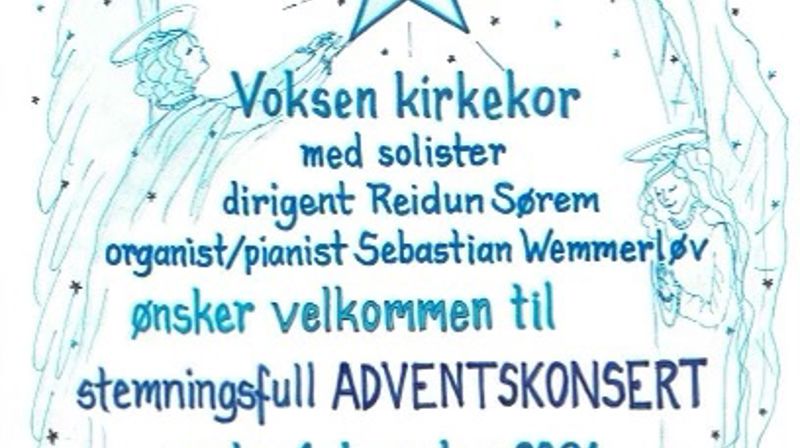 Adventskonsert 1. desember kl 19.00