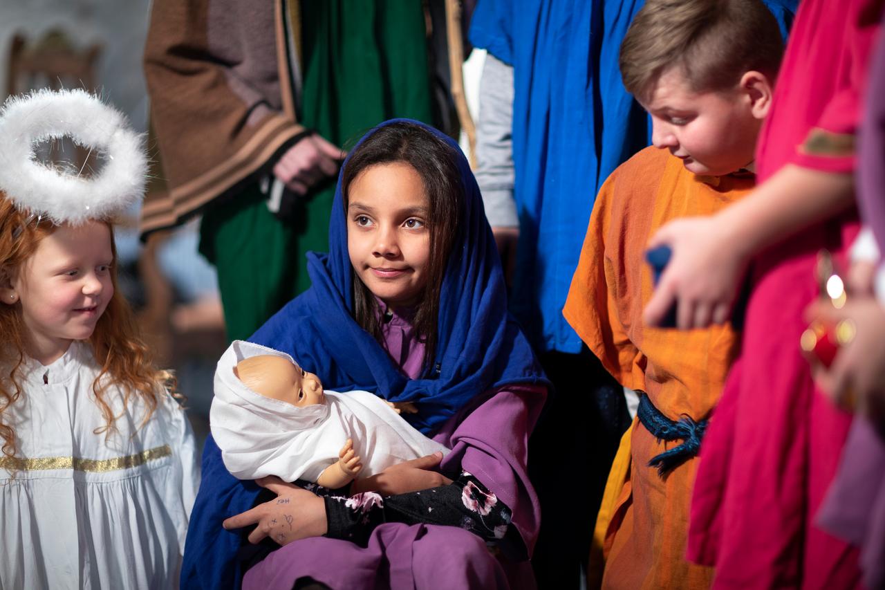 Julespill med barna på julaften