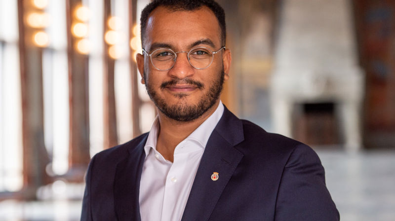 Byråd Omar Samy Gamal. Foto Oslo kommune