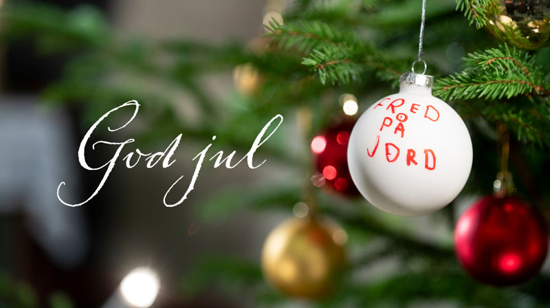 Vi ønsker alle saman ei gledeleg og velsigna jul