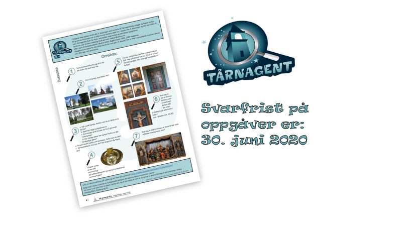 Tårnagent 2020 - Oppgåver til tårnagentar i alle aldrar!
