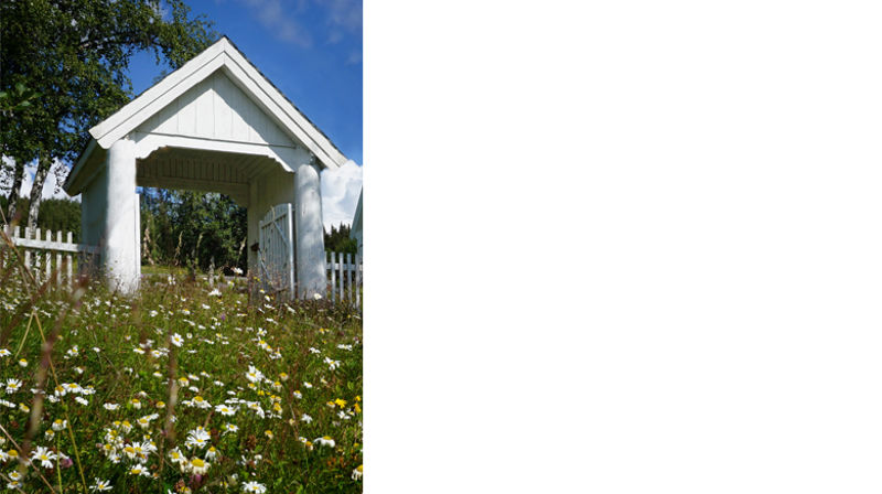 Portal i Lidar kyrkje. Foto: Saskia Aleida Van Veen