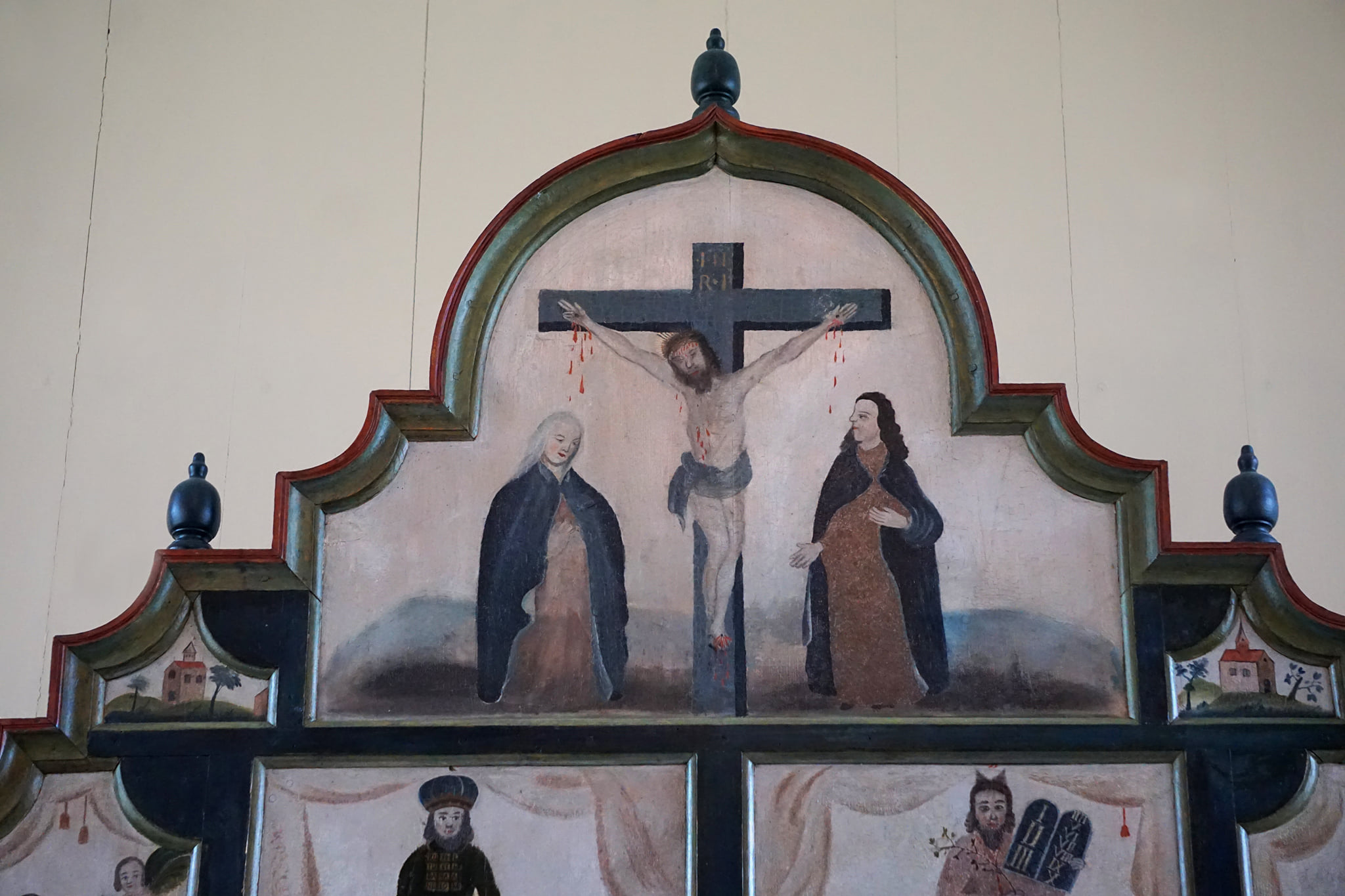 Altertavla i Rogne kyrkje. Foto Saskia Aleida Van Veen