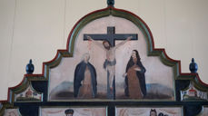 Altertavla i Rogne kyrkje. Foto Saskia Aleida Van Veen