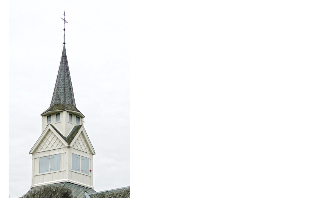Rogne kyrkjetårn foto Saskia Aleida Van Veen