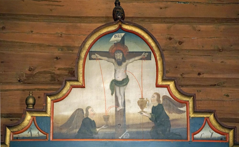 Alterparti Volbu kyrkje. Foto: Saskia Aleida Van Veen