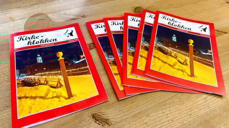 Kirkeklokken i ny drakt!