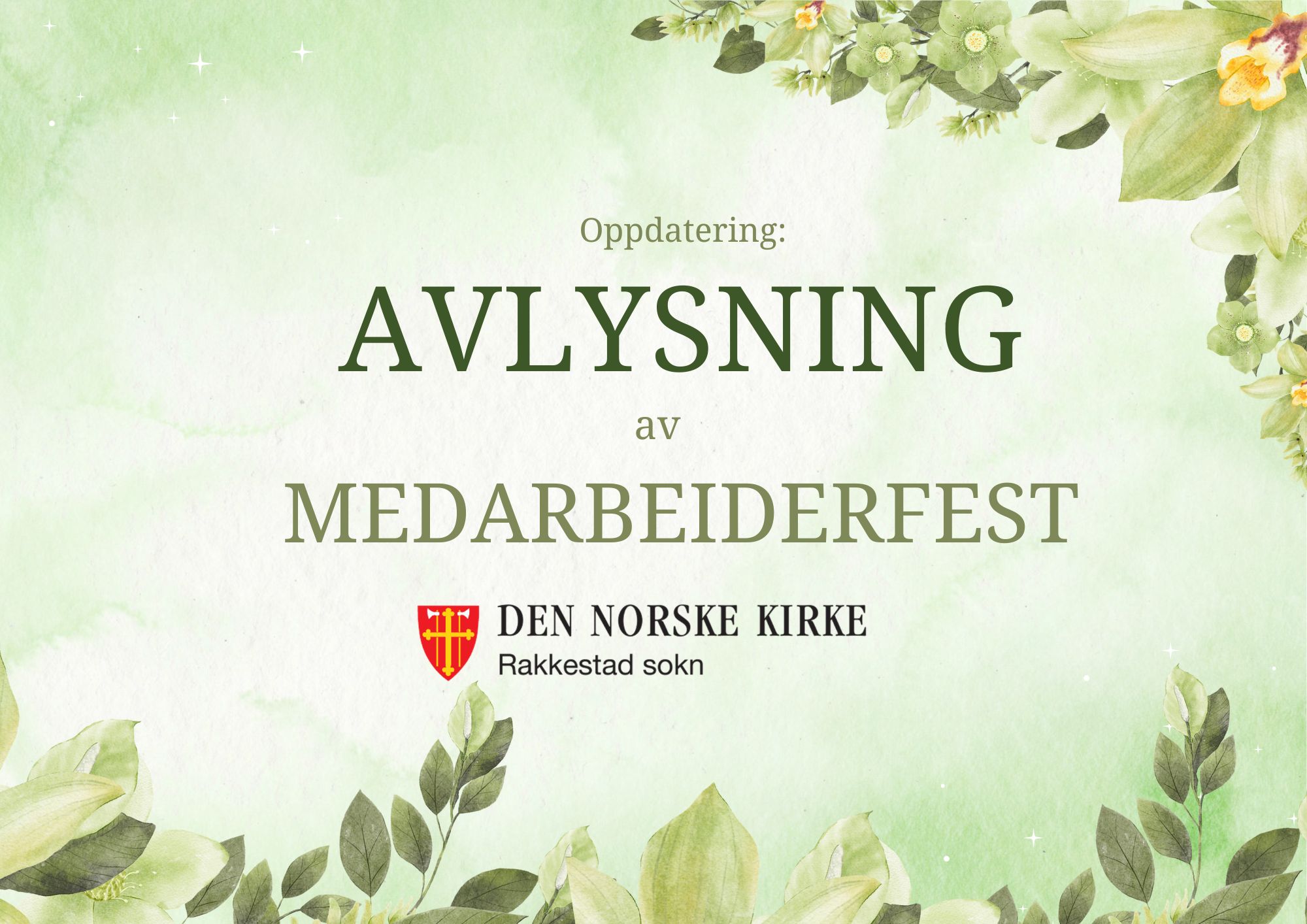 Oppdatering: Fest for frivillige!