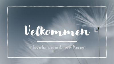 En hilsen fra Marianne