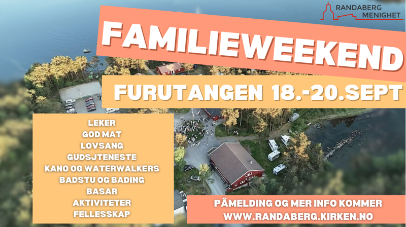Blir du med på FAMILIEWEEKEND?