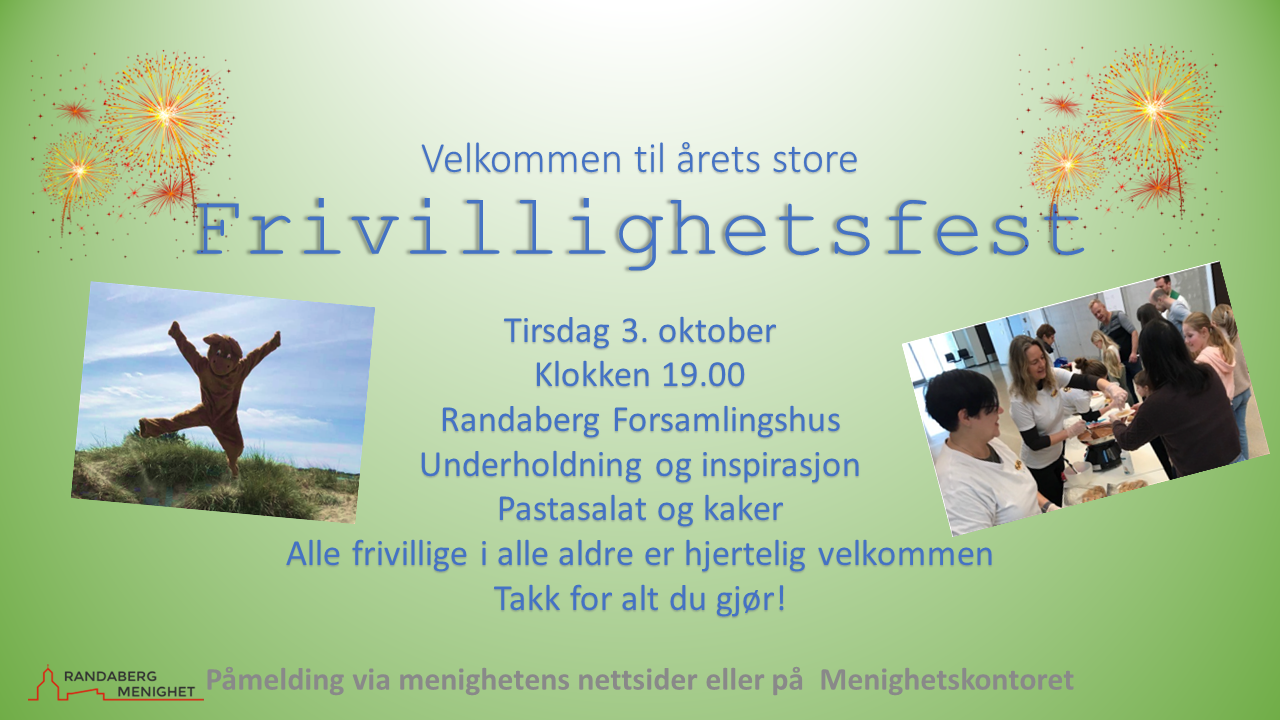 Frivillighetsfest 3.oktober