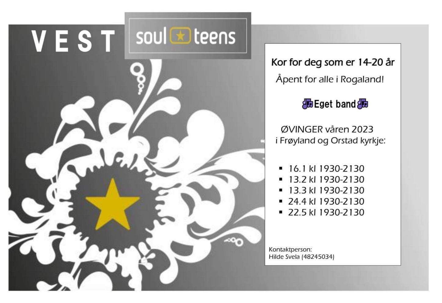 Bli med i VEST soul teens
